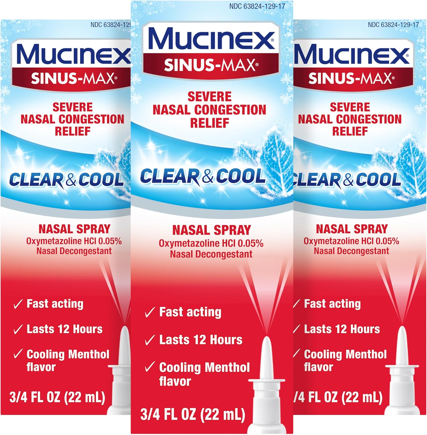 Mucinex Sinus-Max Clear & Cool...