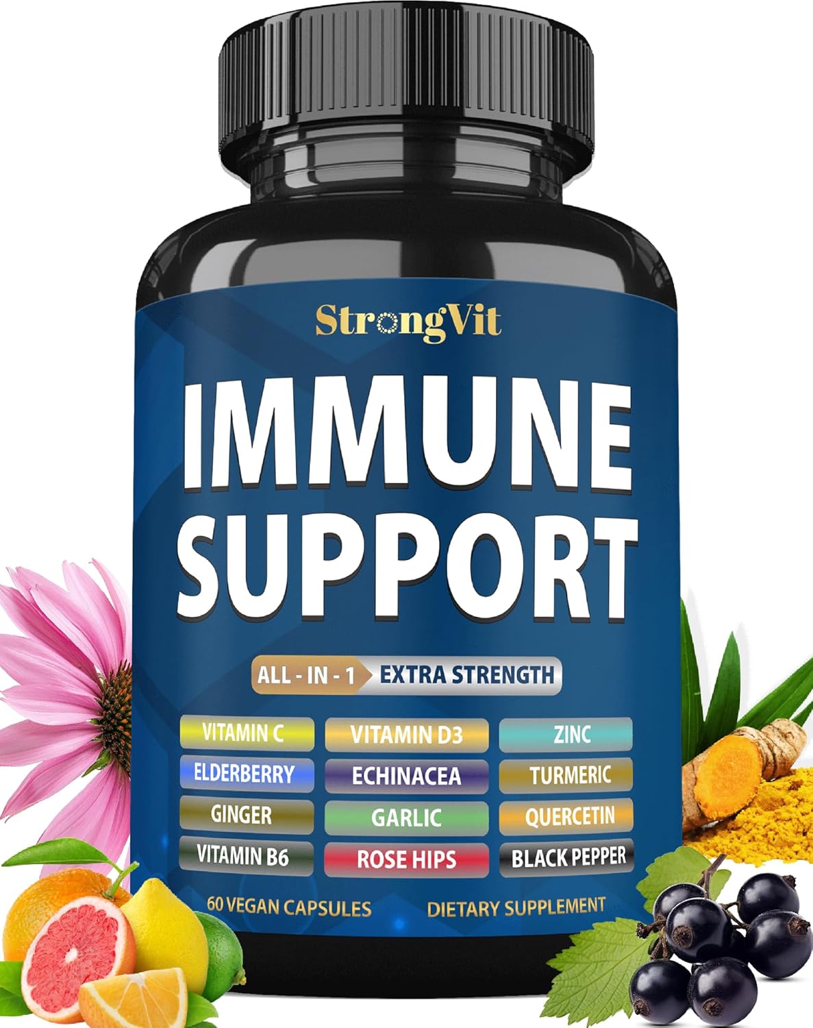 StrongVit Immune Support with Vitam...