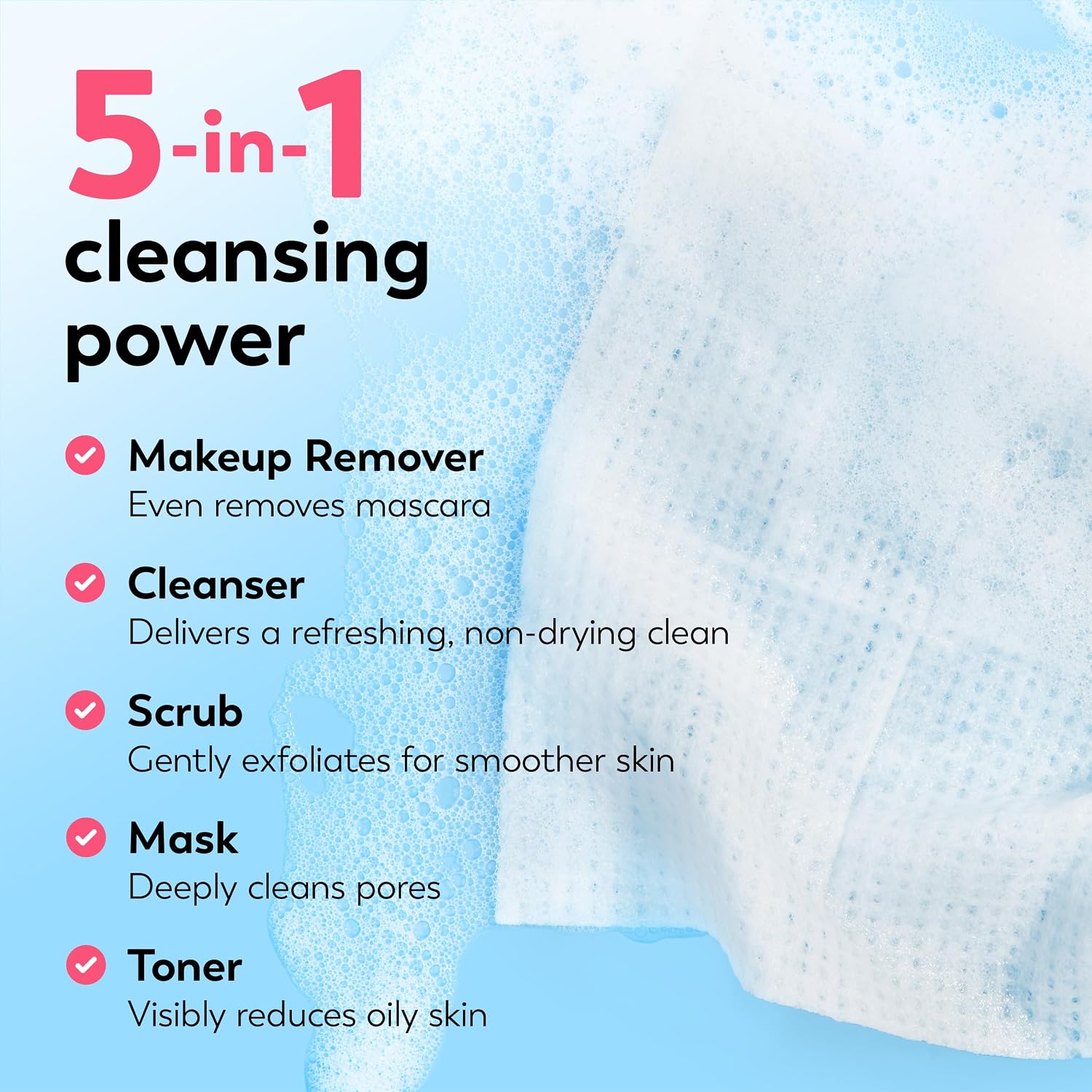 Olay Makeup Remover Wipes, Daily Facials Hydrating Face Cleanser for Normal to Dry Skin, Alcohol & Fragrance Free, Soft Face Wash Towels, Travel Essentials for Women, Convenient Dry Cloths, 66 ct - Image 3