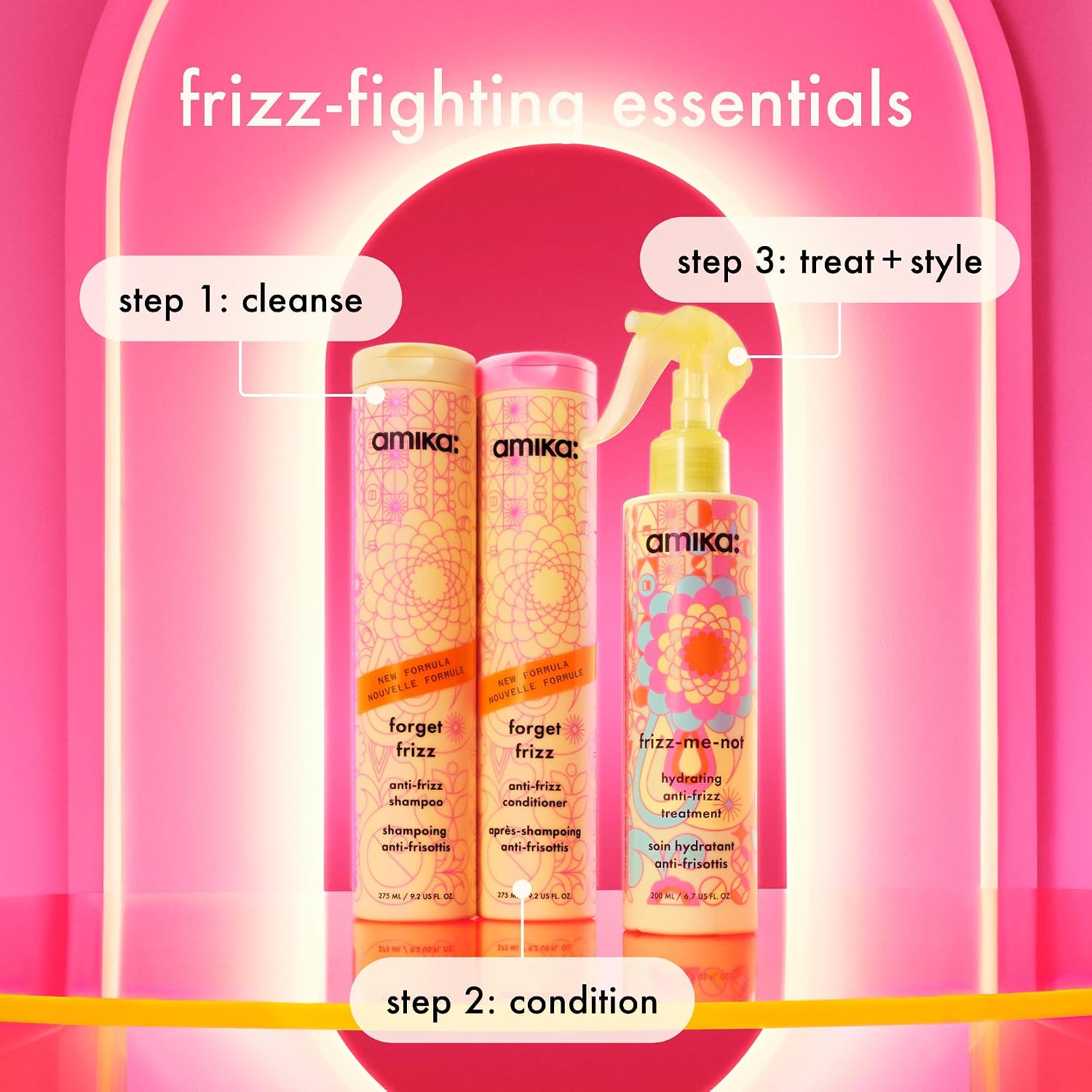 amika frizz-me-not hydrating anti-frizz treatment, 60ml | lightweight hydrating spray for medium to thick coarse hair types 2a-4c, humidity + heat protection, smooth frizz for up to 72 hours - Image 10