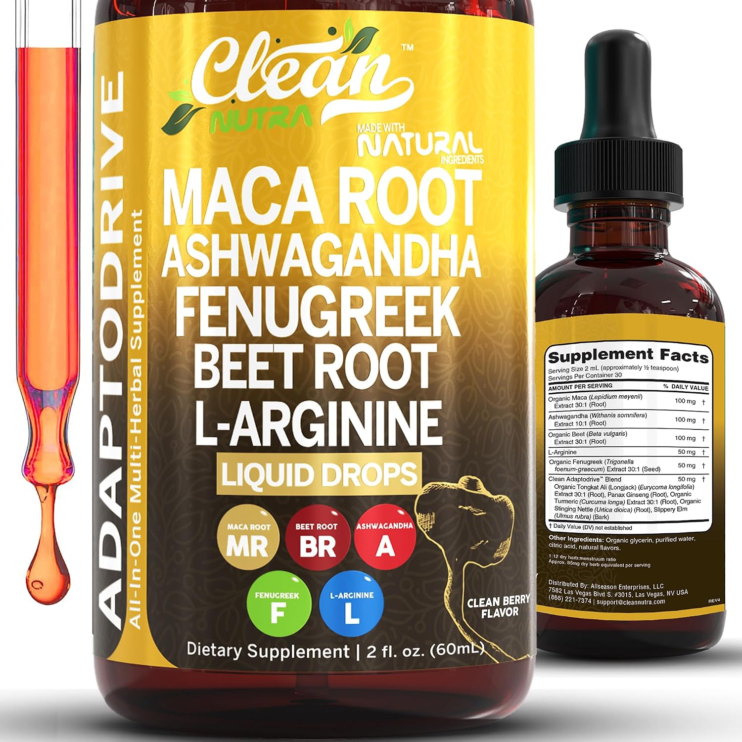 Clean Nutra Organic Maca Root Liqui...