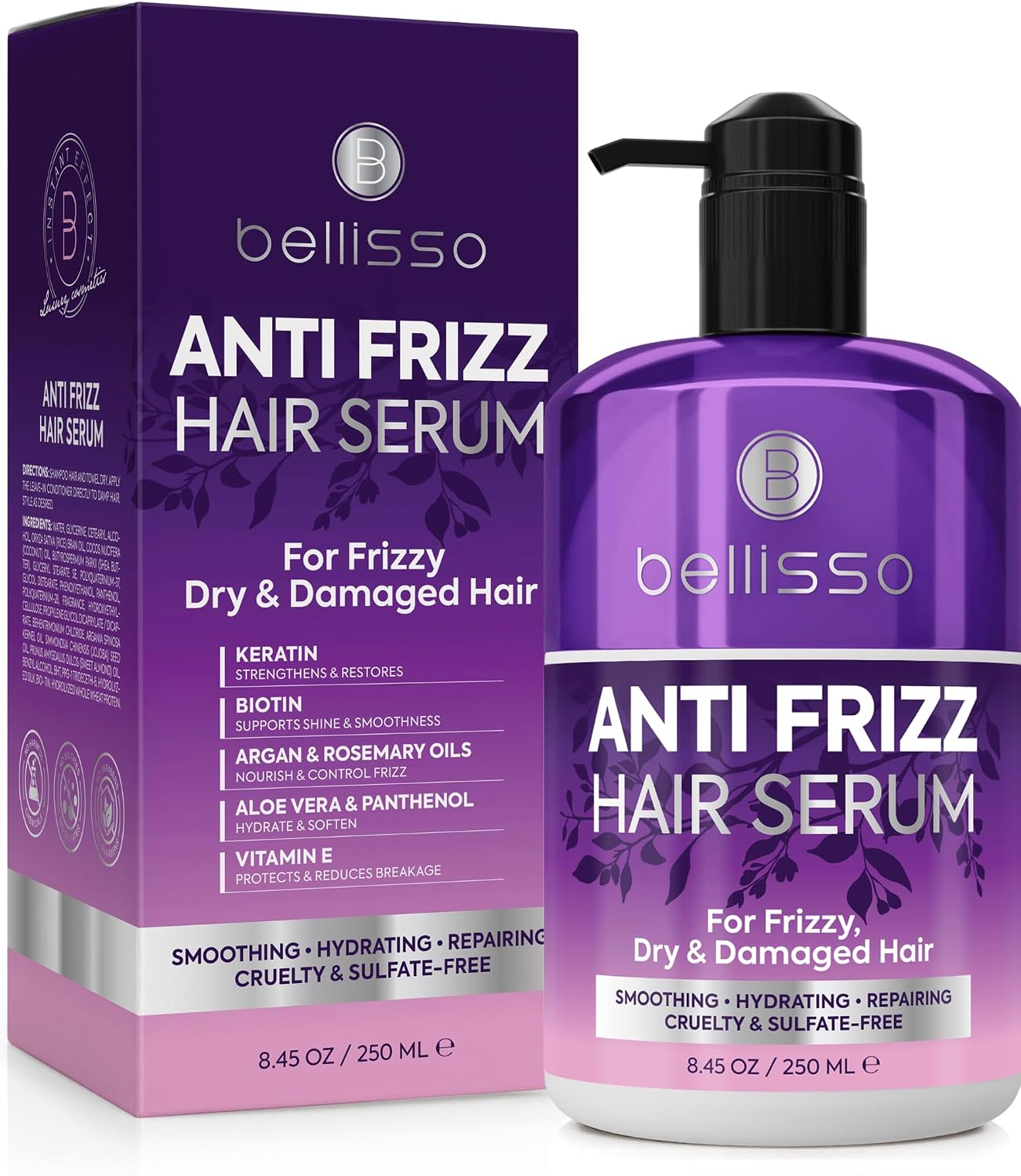 BELLISSO Anti Frizz Hair Serum for ...