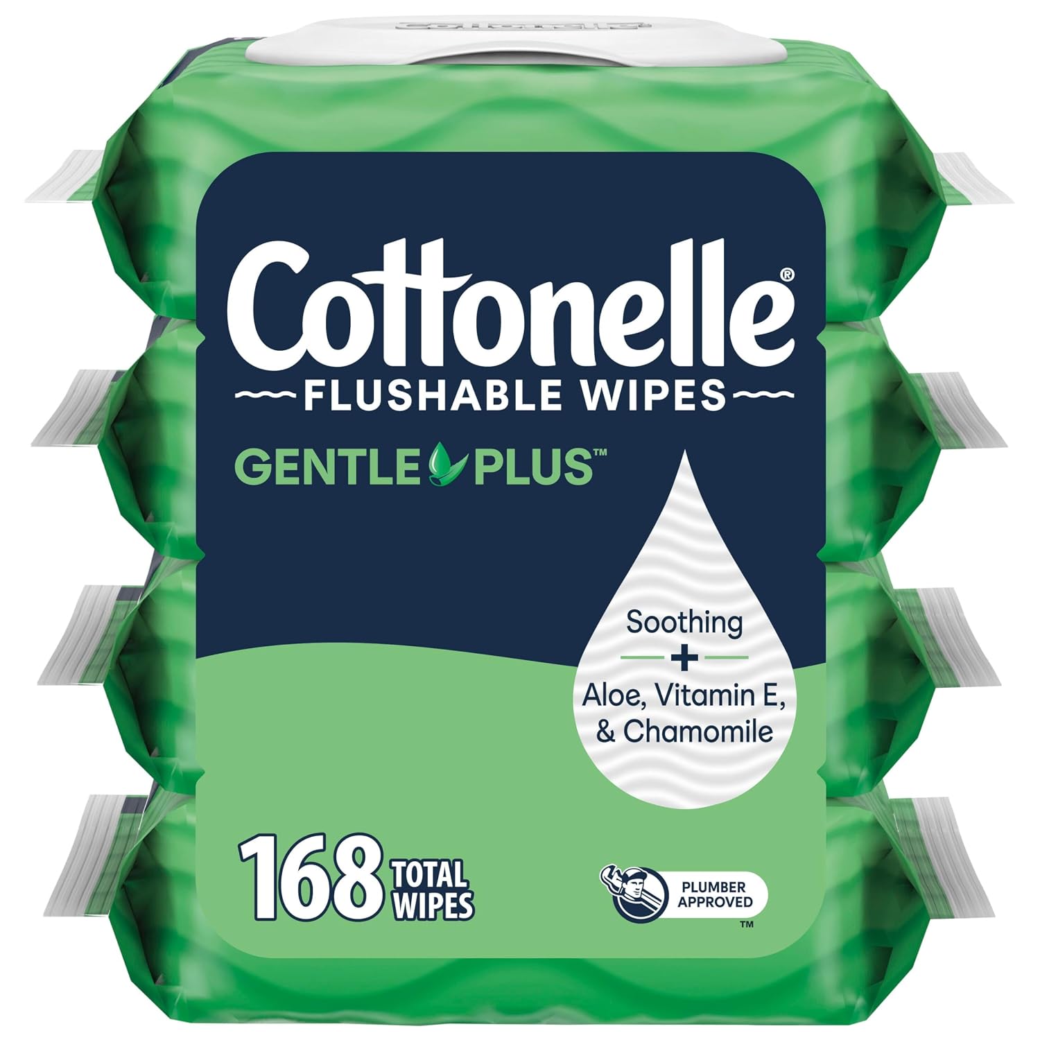 Cottonelle GentlePlus Flushable Wip...