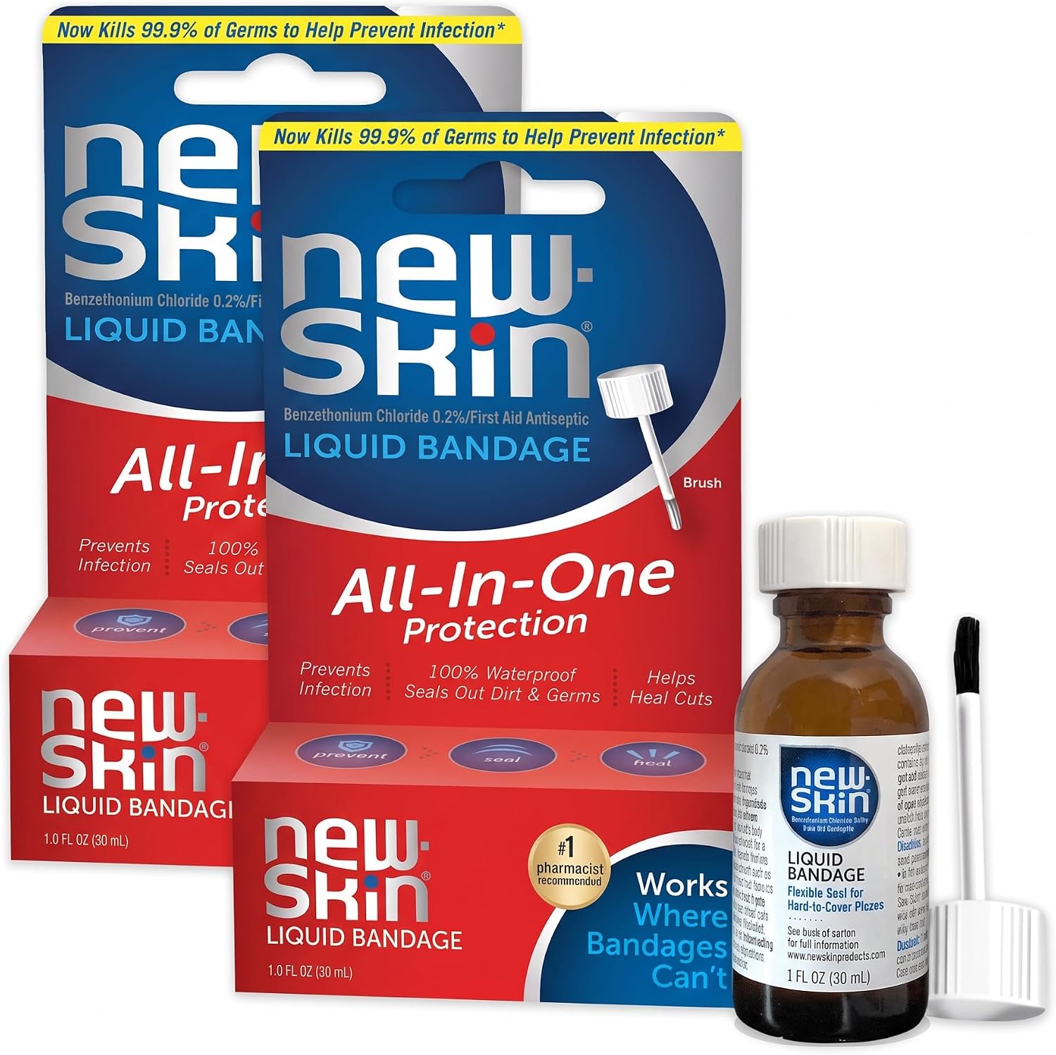 NEW-SKIN Liquid Bandage, Waterproof...