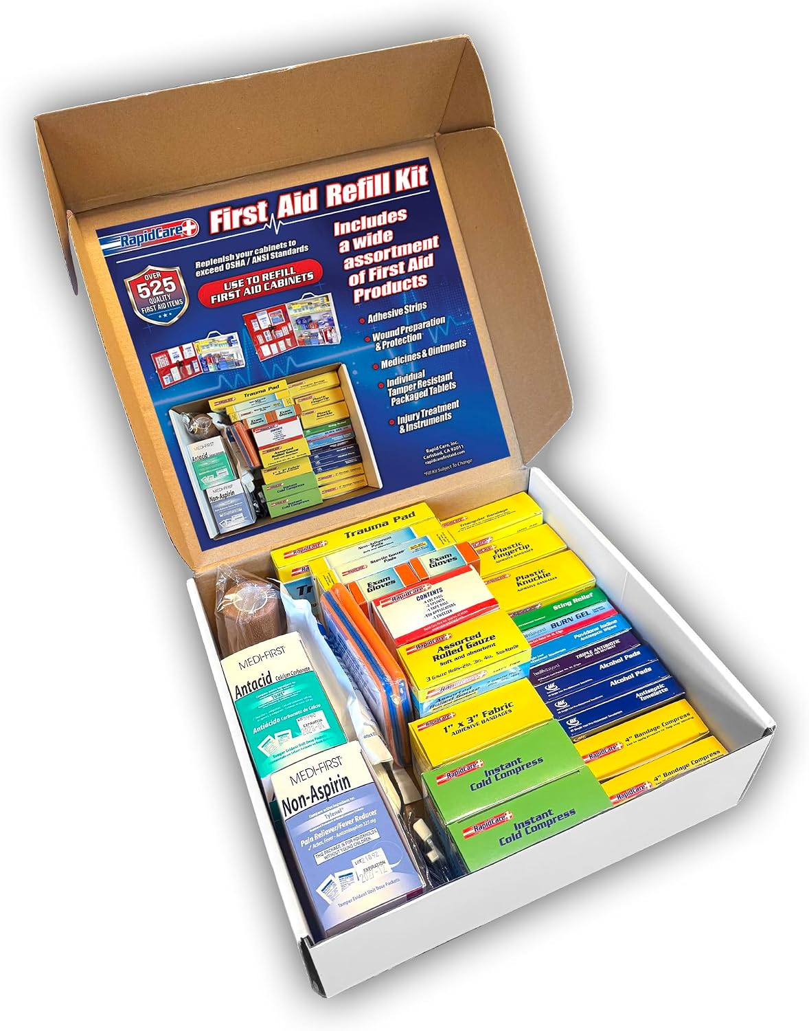 Rapid Care 3-Shelf First Aid Refill...