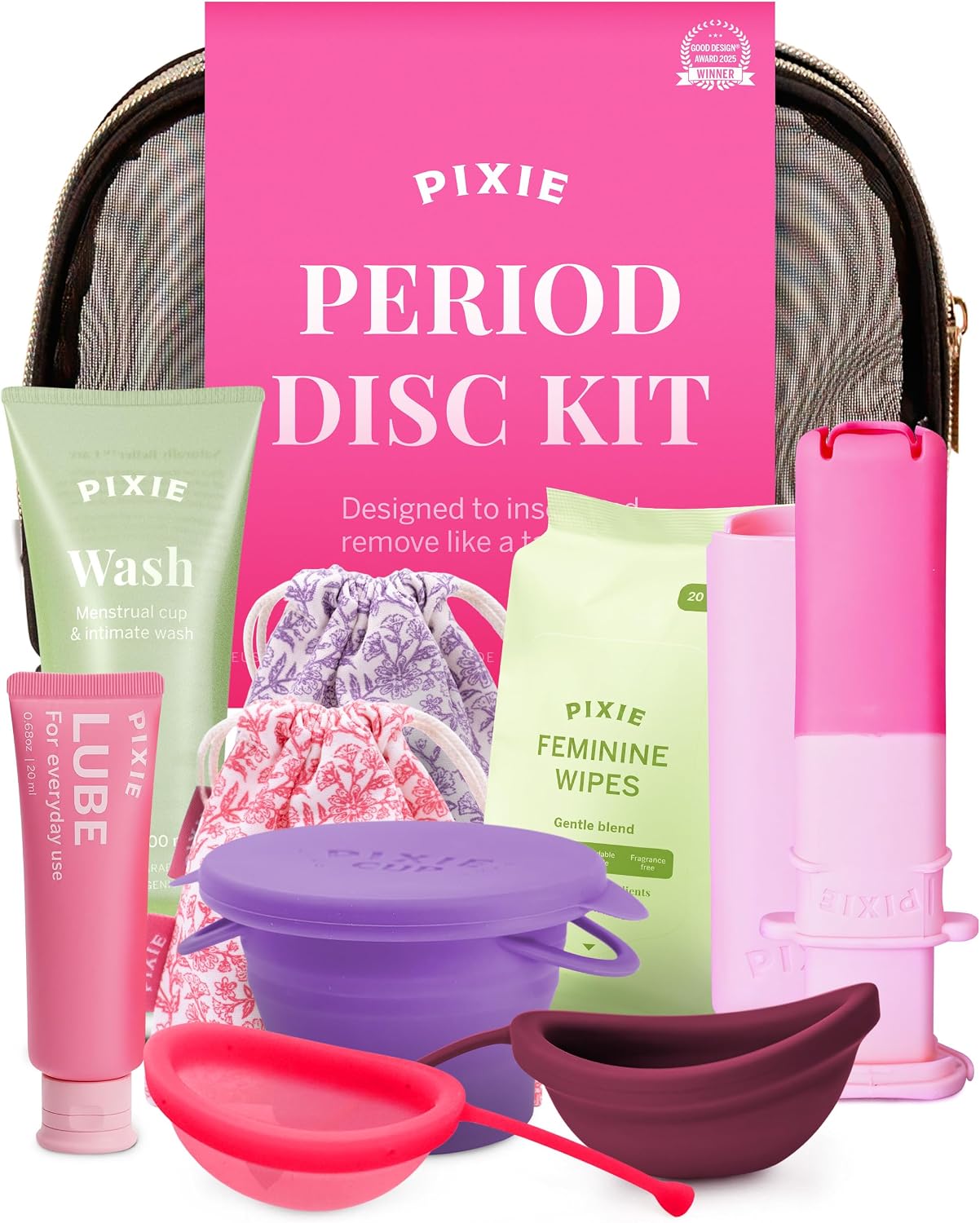 Pixie Menstrual Disc Kit for Femini...