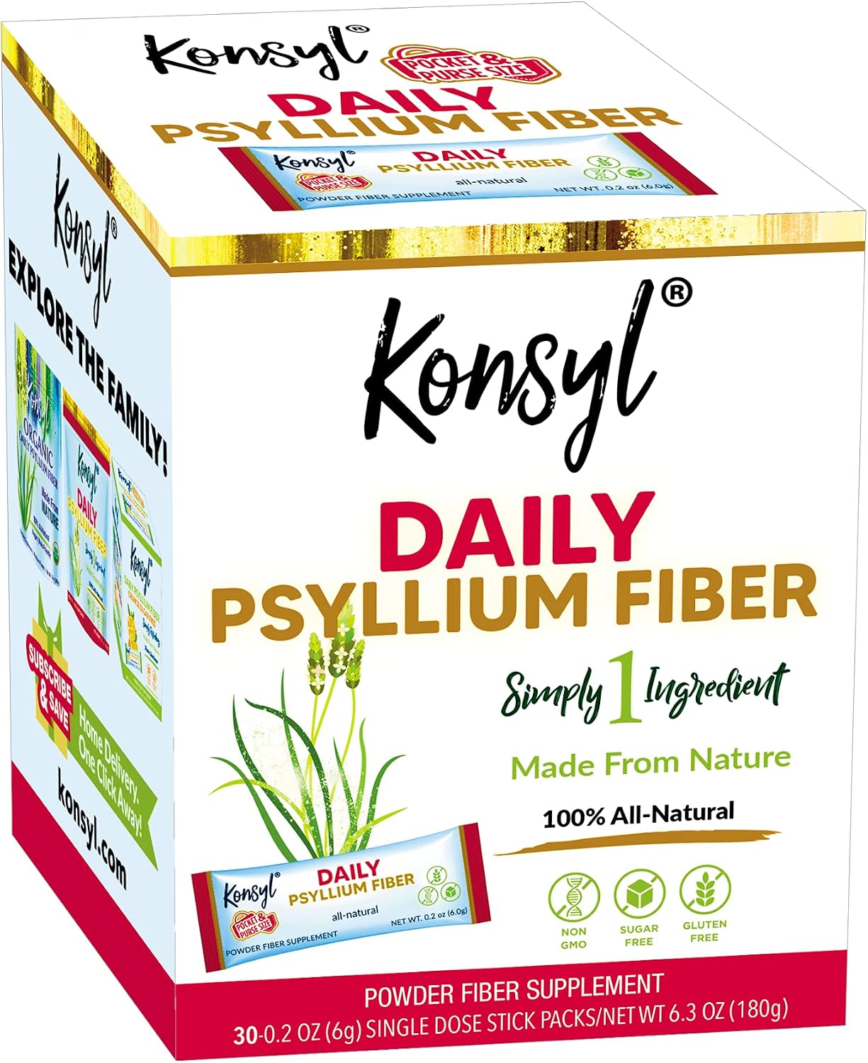 Konsyl Daily Psyllium Fiber Powder ...