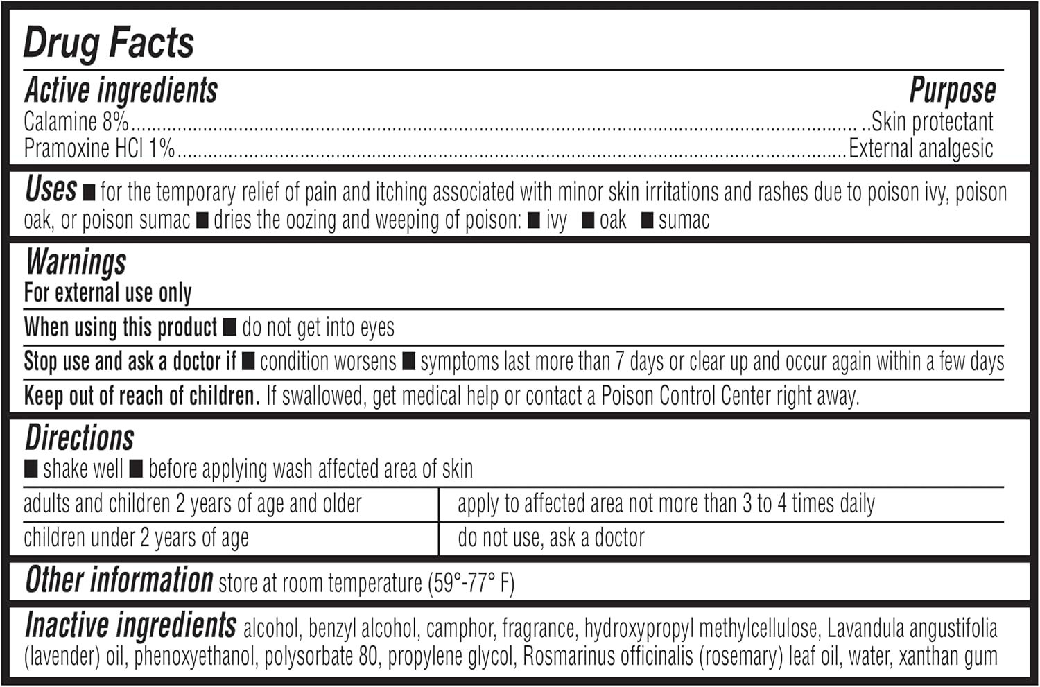 Amazon Basics Medicated Calamine Anti-Itch Lotion, 6 Fluid Ounce, 1-Pack, for Insect Bites, Poison Ivy and Rashes (Previously Solimo) (New Formula) - Image 4