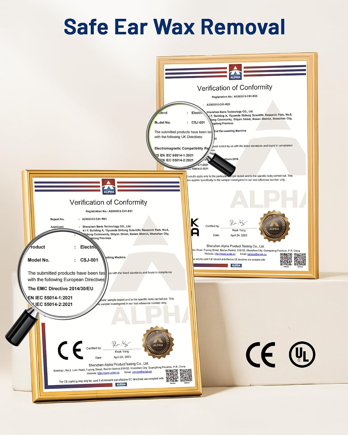 KAUGIC Ear Wax Removal, Self-Collecting Electric Flush Kit, Black - Image 7