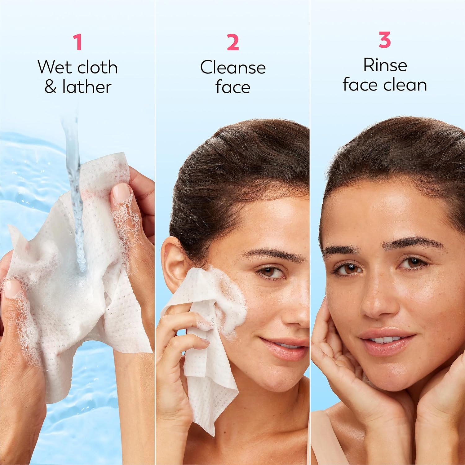 Olay Makeup Remover Wipes, Daily Facials Hydrating Face Cleanser for Normal to Dry Skin, Alcohol & Fragrance Free, Soft Face Wash Towels, Travel Essentials for Women, Convenient Dry Cloths, 66 ct - Image 9