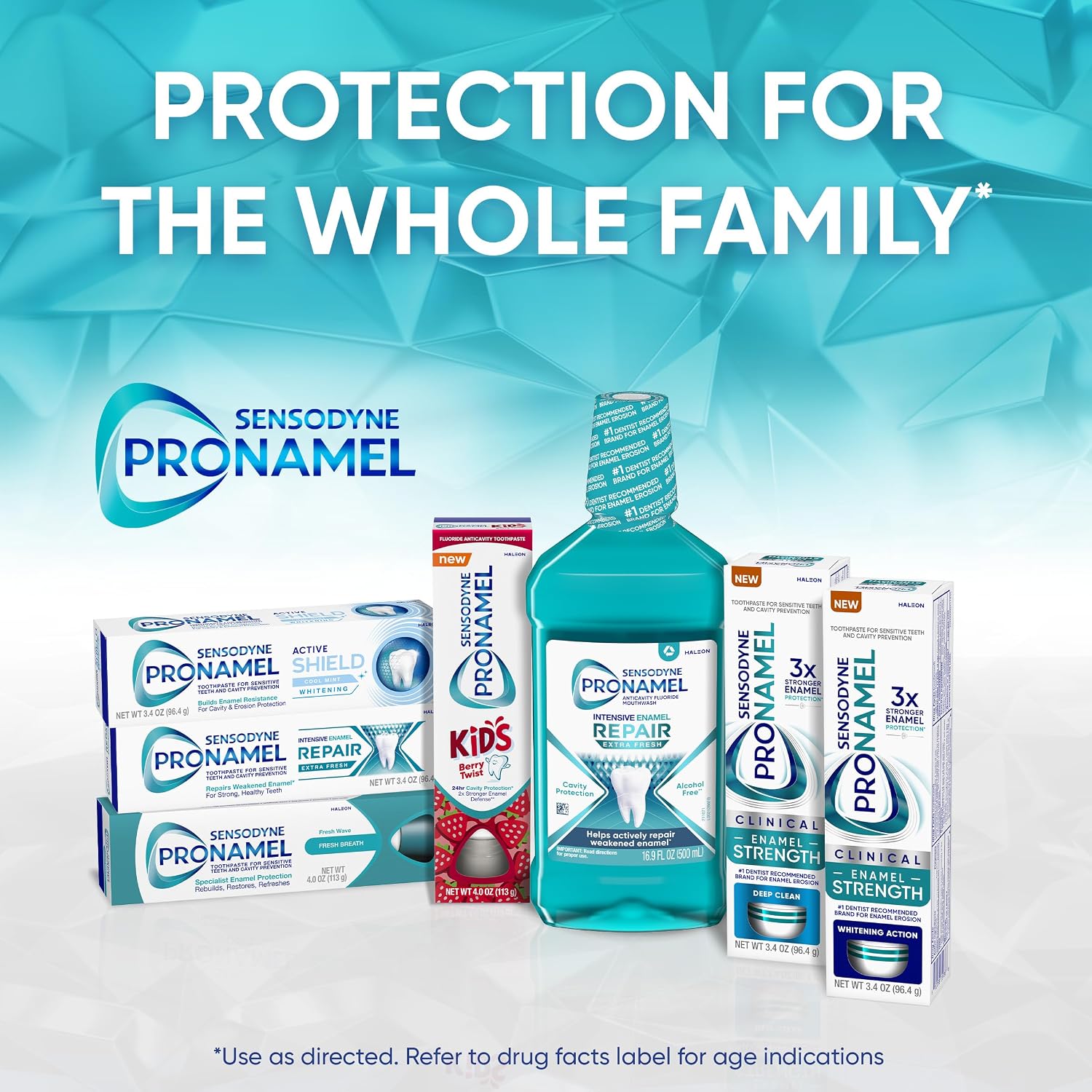 Sensodyne Pronamel Intensive Enamel Repair Toothpaste for Sensitive Teeth, to Reharden and Strengthen Enamel, Extra Fresh - 3.4 Ounces - Image 11