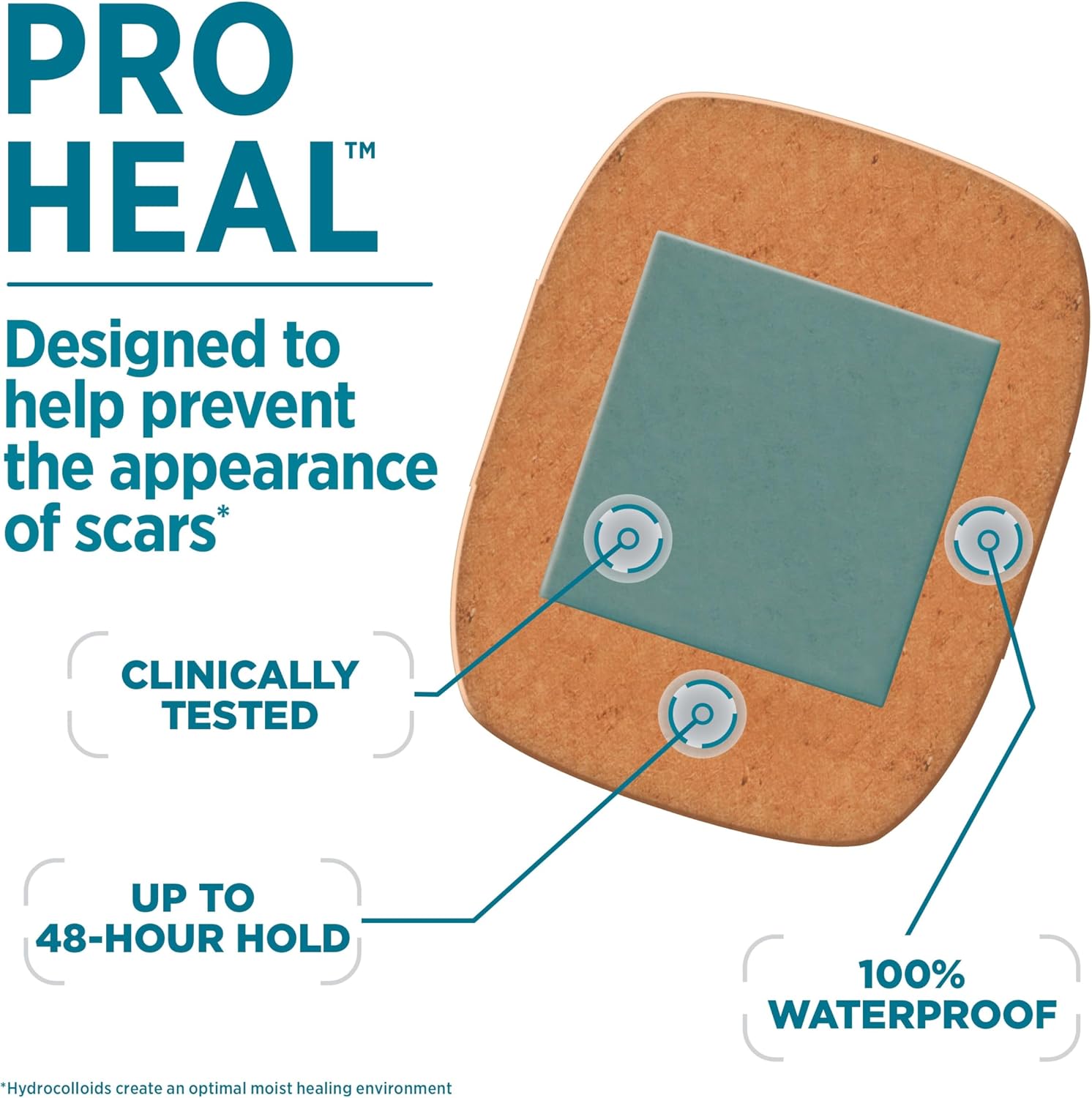 BAND-AID Brand Pro Heal Adhesive Bandages, Extra Large, Twin Pack, 5 Count - Image 3