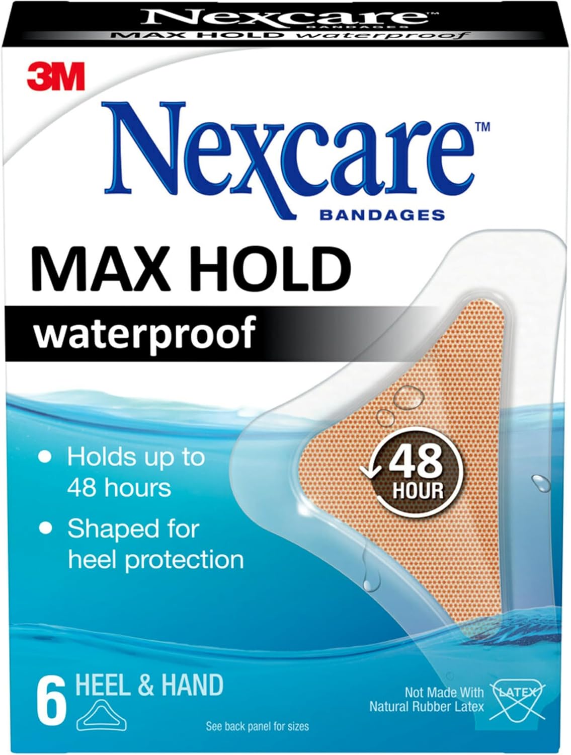 Nexcare Max Hold Waterproof Bandage...