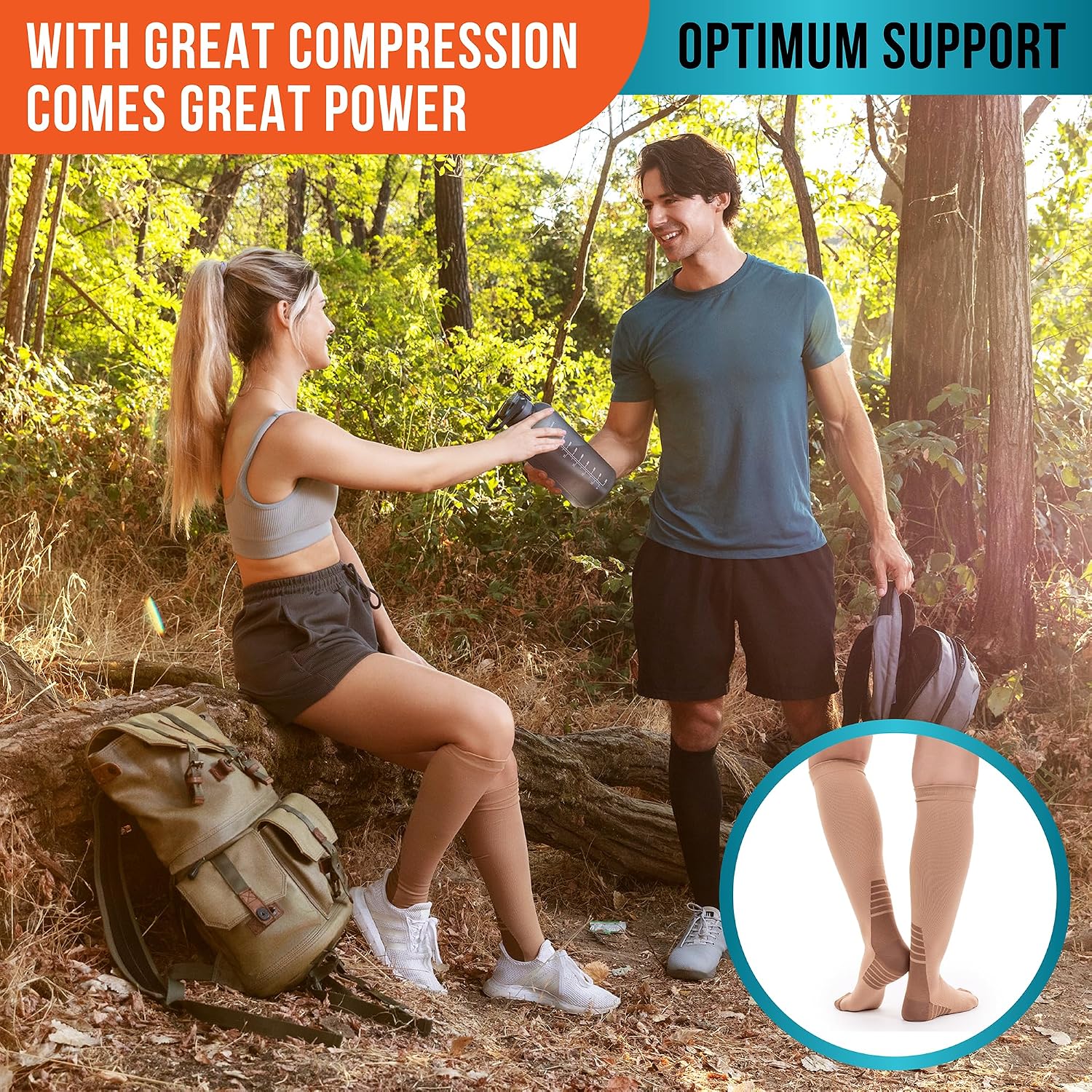 Compression Socks for Women & Men 20-30 mmHg – Circulation Support for Nurses, Travel, Flight, Running & Everyday Wear - Image 4
