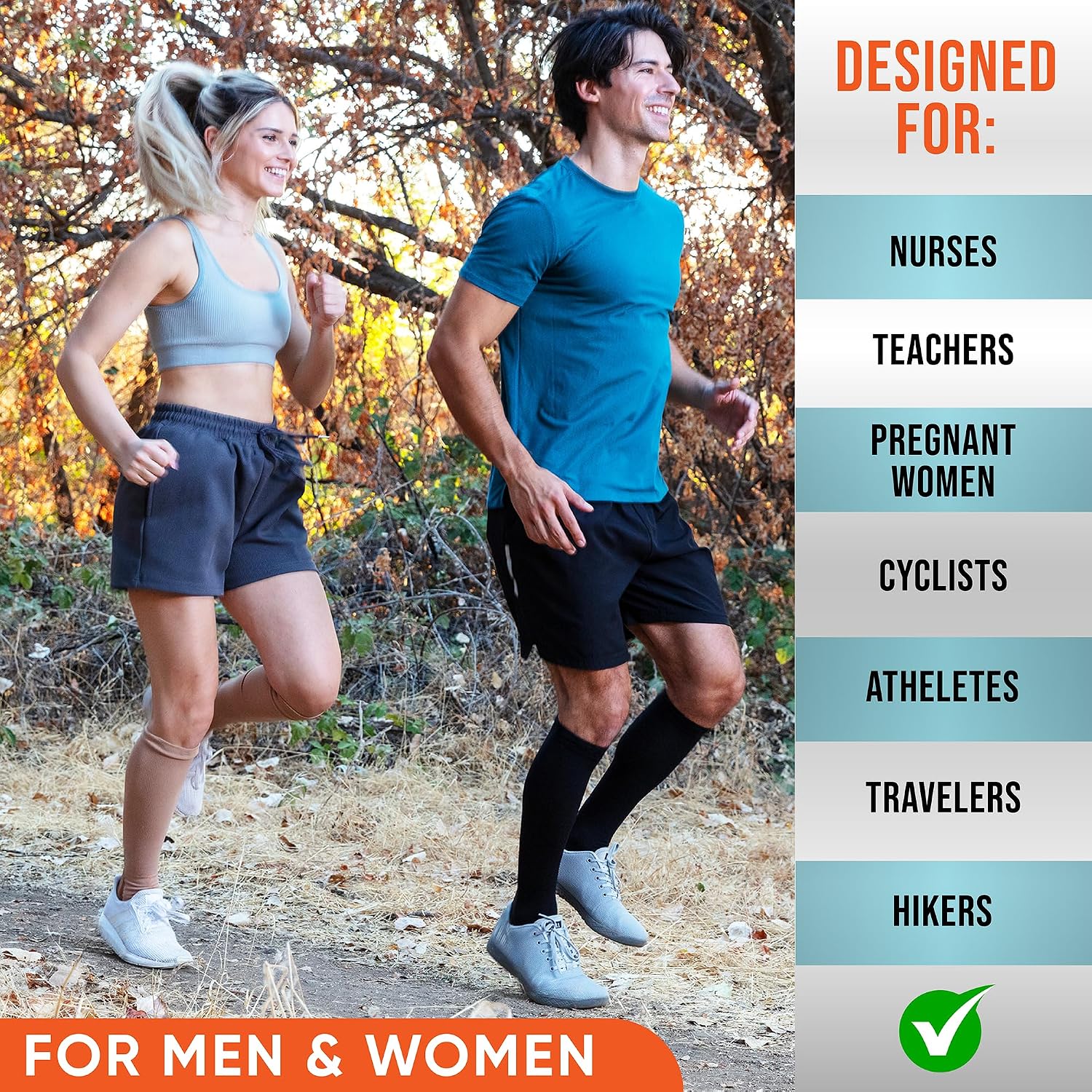 Compression Socks for Women & Men 20-30 mmHg – Circulation Support for Nurses, Travel, Flight, Running & Everyday Wear - Image 6
