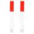NOLITOY Thermometer Protective Tube 2 Pack Clear Plastic Storage Case with Red Safety Cap Portable Holder for Adult Thermometer and Needle Tools Home Clinic Use