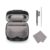 Hearing Aid Hard Case Pocket Size with Cleaning Cloth Brush Tools for Sound Amplifier(Black)