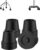 supregear Replacement Quad Cane Tips (4 Pack) – 1/2 Inch Non-Slip Rubber Foot – Durable Attachment End Base for Walking Sticks Folding Cane Accessory, Black