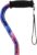 NOVA Designer Walking Cane with Offset Handle, Lightweight Adjustable Walking Stick with Carrying Strap, “Maui Flowers” Design