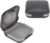 Hearing Aid Travel Case, Hearing Aids Case Hard Pocket Size Small Splashproof 2.16″*2.04″*0.39″ Cushioned Interior for 2 Hearing Aids, ITE, RIC, CIC Storage Box (Black)