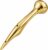 Solid Brass Walking Cane Handle Only Vintage Round Knob Replacement Top for Wooden Walking Sticks Polished Gold Finish Heavy Duty