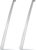 2 Pcs 23″ Extra Long Handled Metal Shoe Horn for Elderly, Silver | Shoehorn Dressing Stick for Senior Disabled Men Women Limited Mobility, Standing Reach Assist, No Bending Needed