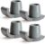 Walker Skis Glides for Folding Walkers Universal Walker Accessories for Senior Folding Mobility Aids Heavy Duty Replacement Walkers Tips Smooth Glide on All Surfaces(4 Pack)