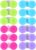 KISEER 12 Pack Colorful Contact Lens Case Box Holder Container Soak Storage Kit