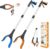 32″ Grabber Reacher Tool, 2-Pack Foldable Reacher Grabber Pickup Tool with 360° Rotating Jaw & Magnet, Trash Picker Upper Grabber, Lightweight Grabbers for Seniors Heavy Duty | Reacher grabber pickup tool, grabbers for seniors. Trash grabber, trash picker upper grabber for most adults, indoors or out.