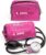 PARAMED Aneroid Sphygmomanometer – Manual Blood Pressure Cuff with Universal Cuff 8.7-16.5″ and D-Ring – Carrying Case in the kit – Pink – Stethoscope Not Included