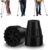 supregear Cane Tips 3/4 Inch, 2 Pack Durable Rubber Tips with Metal Inserts, Heavy Duty Non-Slip Extreme Grip Replacement Feet for Walking Sticks and Crutches, Fits 19mm Tube