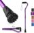 GPTCAMP Offset Walking Cane for Men & Women with Anti-Slip Tip