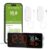 WiFi Freezer Thermometer Alarm with Digital Monitor Hub, App and Email Alerts, 2-Year Data Export, No Subscription Fee, 2 Remote Temperature Sensors for Home Refrigerator, Fridge, Freezer