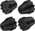 supregear Trekking Pole Tips, Replacement Rubber Tips for Walking Sticks, Anti-Slip Shock Absorbing Hiking Pole Universal Feet Caps with Metal Washers for Hiking, Walking, Ski Poles