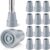 12 Pcs Crutch Tips 7/8 Inch Crutch Feet Cap, Gray