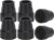 supregear Walking Cane Tips 1″, 6pcs Heavy Duty 1 Inch Crutch Tips -Replacement Rubber Leg Caps for Canes, Walking Sticks, Crutches and Walkers (Black, 25mm)