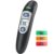 Ear and Forehead Thermometer for Adults & Kids, 1s Accurate Result (Black) | Fever Alarm