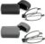 2 Pack Folding Reading Glasses Stainless Steel Mini Anti-Blue Light Blocking Reader for Men Women