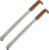 Vive Long Shoe Horn (2 Pack) – Metal Shoehorn for Men, Women, Kids, Travel, Boot – Large Extended Mobility Reach Stainless Steel Leather Handle – Dress Assist for Handicap, Elderly, Seniors (16.5 in)