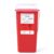 Alcedo Sharps Container 2 Quart (1-Pack) for Home Use & Travel Disposal | Small & Portable, Convenient Handle, Built-In Needle Removal Port, Temporary Safety Closure, Clear Lid