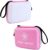 Small First Aid Kit – 165 Piece Dual-Color Emergency Medical Kit with Hard Shell & Fluorescent Exterior Coating, Emergency First Aid Kit for Home, Car, Travel, Hiking & Outdoor(Pink/White)