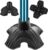supregear Cane Tip Heavy Duty – Self Standing Non-Slip Rubber Quad Base for Walking Cane – Stable 4 Prong Replacement Foot Pad for Walking Stick Offset Quad Pod or Tripod
