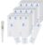 SenseYo 200 Pcs Disposable Digital Thermometer Probe Covers Sleeve Clear Temperature Sheath Sleeves Cover for Oral, Armpit, Rectal Thermometer