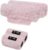 Crutches Padding Fuzzy Crutch Pads for Armpits and Hand Grips | Universal Crutch Fit, Soft Fluffy Cushions, Machine Washable, Underarm and Hand Grip Covers, Pink,crutch cover crutch pillows