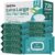 720 Count (12 Packs of 60) Wipes for Adults, 8″ x 12″ Extra Large Wet Wipes for Incontinence & Cleansing, Disposable Body Shower & Bath Wipes for Elderly Bathing No-Rinse – Vitamin E & Aloe