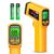 FKM Infrared Thermometer Gun Non-Contact Laser Temperature Gun,-58°F~986°F | Adjustable Emissivity,Digital IR Thermometer Gun for Cooking,Griddle,Pizza Oven,BBQ,HVAC,Automotive,Industrial,Not for Human