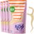 SmartLifeco Eco-Friendly Dental Floss Picks (200ct) – Flossers Made With Straw Wheat Blend, Strong Anti-Shred Thread For Tight Gaps, Tooth Pick Stick For Adults, Soft on Gum & Teeth, Vegan, Unflavored
