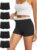 TIICHOO Period Underwear for Women Heavy Flow Leakproof Boyshorts 5 Pack