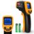 FKM Infrared Thermometer Gun Non-Contact Laser Temperature Gun-58°F~1112°F | Adjustable Emissivity,Digital IR Thermometer Gun for Industrial,HVAC,Automotive,Cooking,Griddle,Pizza Oven,BBQ,Not for Human