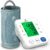 Upper Arm Blood Pressure Monitor for Home Use, Adjustable Cuff (8.7–16.5 inches), Large Backlit Display, White